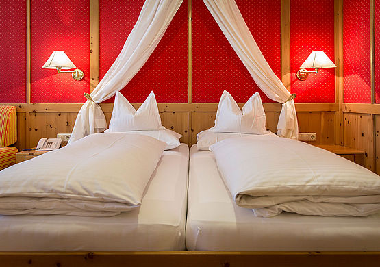 Doppelzimmer Kategorie A1 im Small Luxury Hotel Bergwelt im Ötztaler Obergurgl
