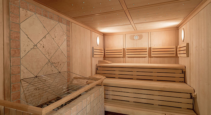Finnische Sauna im Classic Spa des Wellnesshotel Bergwelt in Obergurgl
